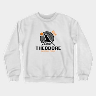 Theodore MVP Custom Player Basketball Prodigy Your Name Crewneck Sweatshirt